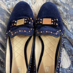 Cole Haan velvet flats; W9; only worn twice!